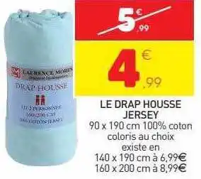Le drap housse jersey