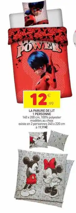 Stokomani La parure de lit 1 personne offre