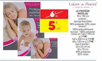 Stokomani Le protège matelas laure de flores offre