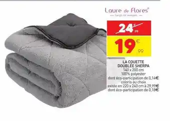 Stokomani La couette doublée sherpa laure de flores offre