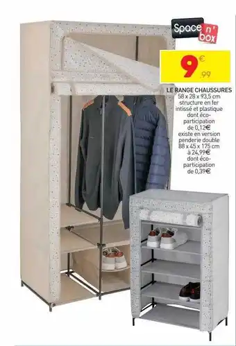 Stokomani Le range chaussures space n'box offre