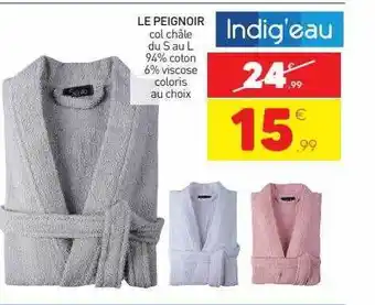 Le peignoir indig'eau