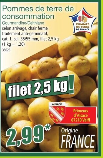 Norma Pommes de Terre de Consommation offre