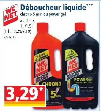 Norma Wc net Déboucheur Liquide offre