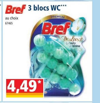 Norma Bref 3 Blocs WC offre