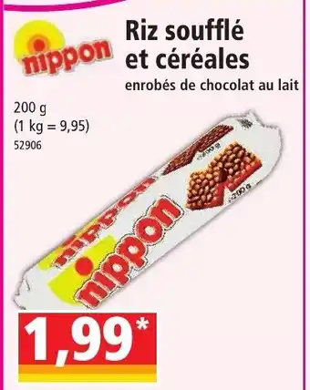 Norma Riz Souffle Et Céréales offre