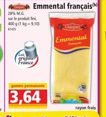 Norma Emmental Français offre