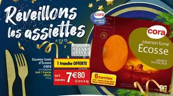Cora x Carrefour Saumon fumé cora offre