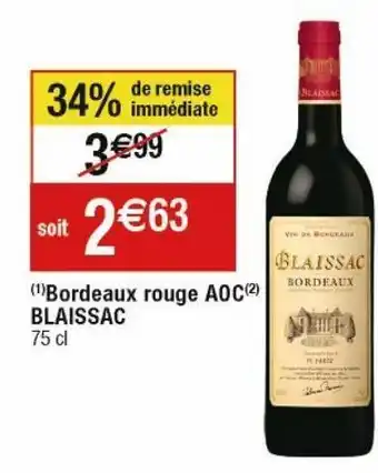 Cora x Carrefour Vin rouge offre