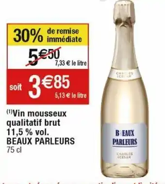 Cora x Carrefour Vin mousseux offre