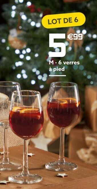 Verres à pied