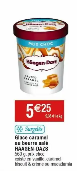 Cora x Carrefour Glace haagen dazs offre