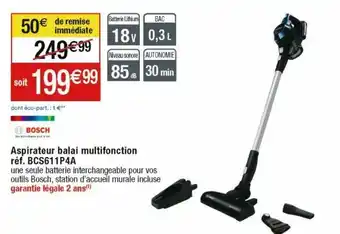 Cora x Carrefour Aspirateur balai bosch offre