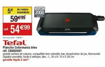 Cora x Carrefour Plancha tefal offre