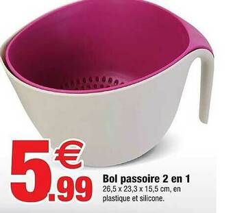 Bazarland Bol Passoire 2 En 1 offre