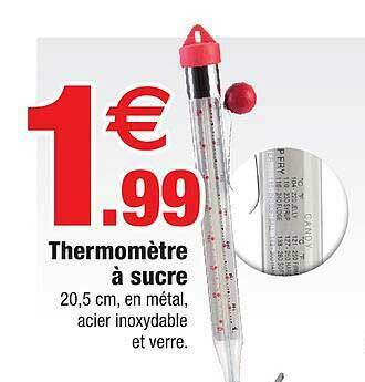 Bazarland Thermomètre à Sucre offre