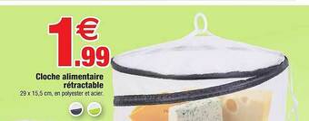 Cloche Alimentaire Rétractable