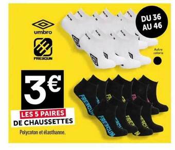 Centrakor 5 Paires De Chaussettes offre