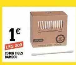 Centrakor Coton Tiges Bambou offre