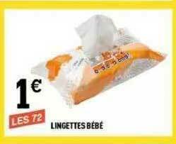 Centrakor Lingettes Bébé offre
