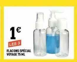 Flacons Spécial Voyage 75ml