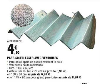 Pare-soleil Laser Avec Ventouses