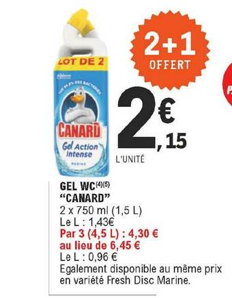 E.Leclerc Express Gel Wc offre