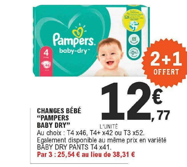 Promo Changes Bebe Chez E Leclerc Express