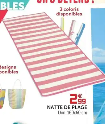 GiFi Natte de plage offre