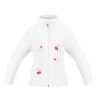 Decathlon Veste polaire poivre hybrid fleece jacket 1605 white fille offre