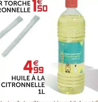 Gifi Huile à la citronnelle 1l offre