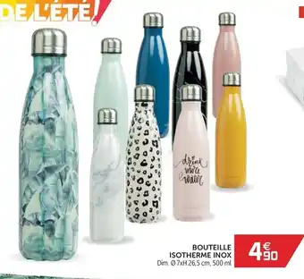Gifi Bouteille isotherme inox offre