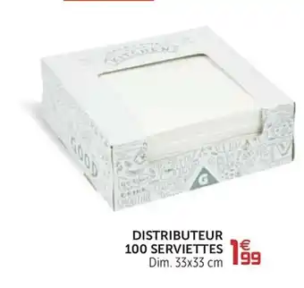 Gifi Distributeur 100 serviettes offre