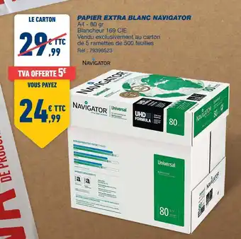 Bureau Vallée Papier navigator offre
