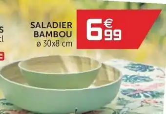 Gifi Saladier bambou offre