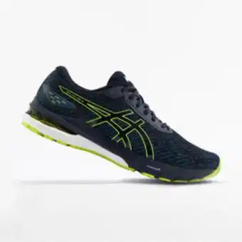 Decathlon Chaussure de running homme asics gel glyde 4 bleu jaune offre