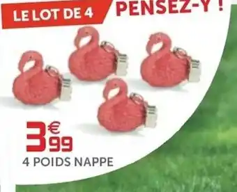 Gifi 4 Poids nappe offre