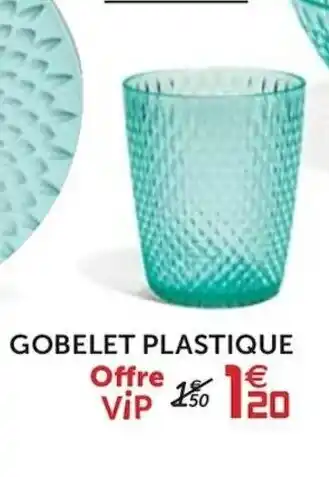 Gifi Gobelet plastique offre