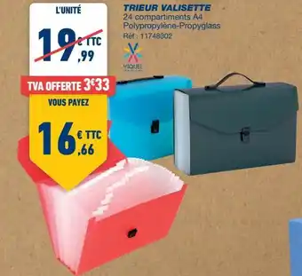 Bureau Vallée Trieur offre