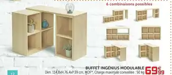 Gifi Buffet ingénius modulable offre