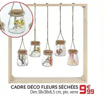 Gifi Cadre déco fleurs séchées offre