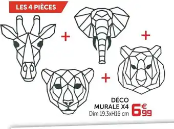 Gifi Déco murale X4 offre