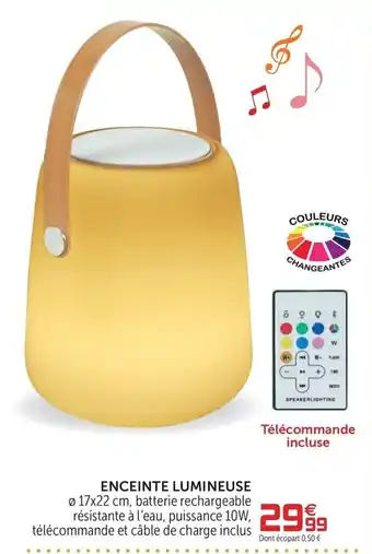 Gifi Enceinte lumineuse offre