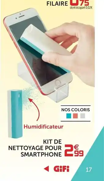 Gifi KIt de nettoyage pour smartphone offre