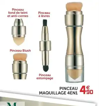 Gifi Pinceau maquillage 4EN1 offre
