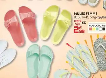 Gifi Mules femme offre