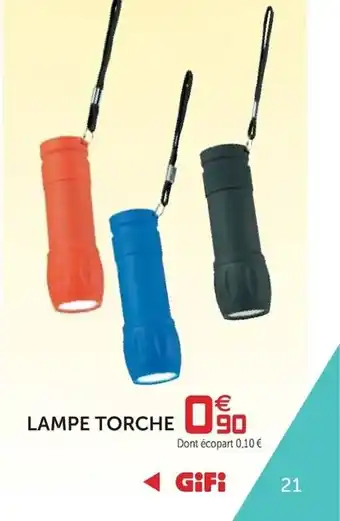 Gifi Lampe torche offre