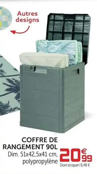 Gifi Coffre de rangement 90L offre