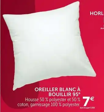 Gifi Oreiller blanc à bouillir 95 offre