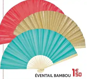 Gifi Éventail bambou offre